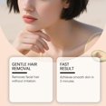 thumbnail image 4 of Moisturizing facial hair removal cream cleanses and softens fine facial hair, leaving skin smooth and gentle for daily cleansing and care., 4 of 4