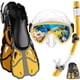 thumbnail image 1 of Juego de Snorkel Vengreedo para Adultos con Aletas, Máscara, Tubo y Bolsa, 1 of 8