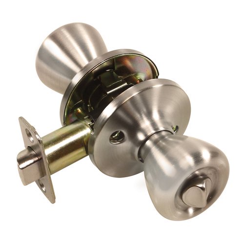 Ultra Hardware 83841 Satin Nickel Tulip Style Privacy Door Lockset