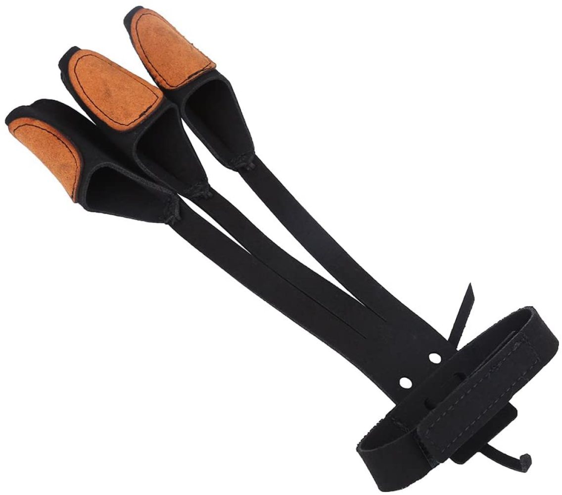 MilcTabe Archery Glove Finger Tab Accessories 3 Finger Protector for