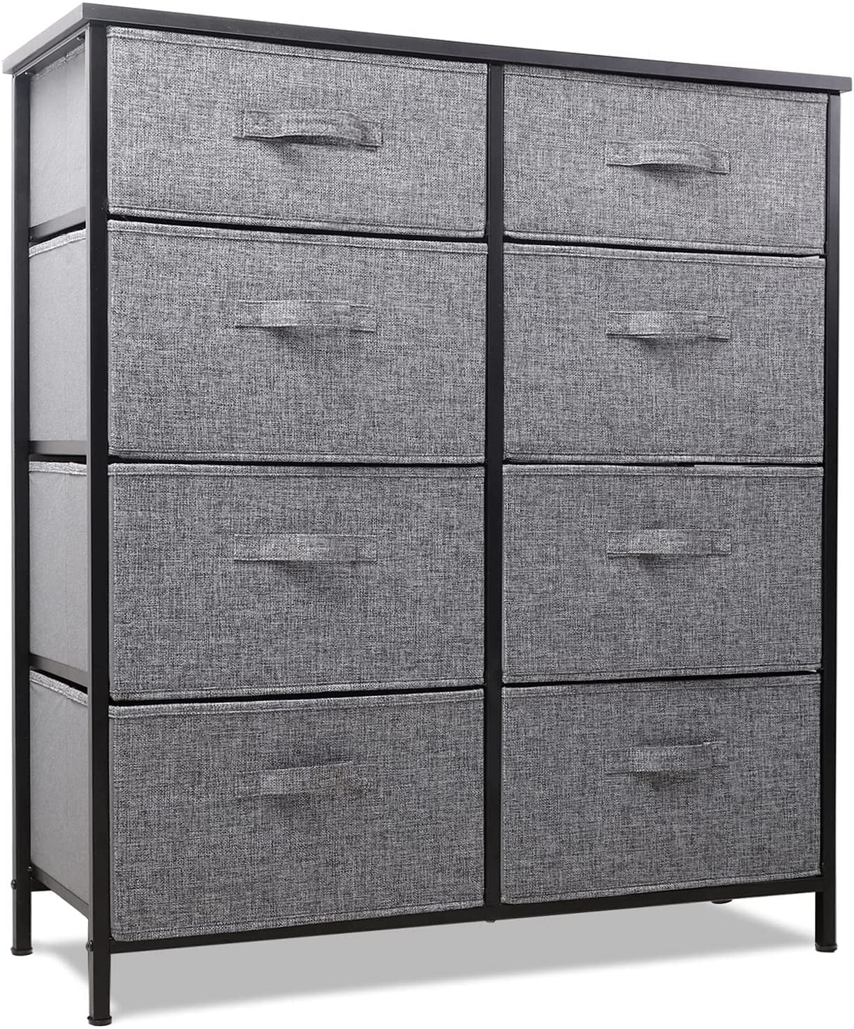 MONVANE Large 8 Drawer Dressers for Bedroom Furniture, Living Room