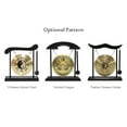 thumbnail image 1 of Mini Gong Instrument de Percussion, Gong de Bureau, Mini Gong, Instruments de Percussion de Table avec Maillet pour Décoration Intérieure Pendaison de Crémaillère, Douze Zodiaque Chinois, 1 of 7
