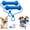 2PCS, variant on Dual-Action Dog Dental Chew Toy, Dog Dental Chew Toy for Easier Teeth Brushing, Small Dog Dentals Toy, Reusable Dogs Teeth Cleaning Tool for Easier Pet Oral Care, Small Medium Large Dogs