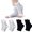4 Pairs White Black, variant on 4 Pairs Open Toe Adjustable Ankle Brace Compression Sleeves with Arch Support for Women & Men , Relief for Swelling, Plantar Fasciitis, and Sprains – Step into Comfort and Stability
