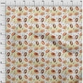 thumbnail image 4 of oneOone Velvet Light Peach Fabric Florals Craft Projects Decor Fabric Printed By The Yard 58 Inch Wide, 4 of 4