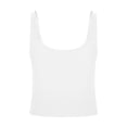 thumbnail image 5 of Adeawade Womens Tank Tops Summer Sleeveless Tank Top Solid Color Square Neck Camisole With Built In Bra Versatile Clothes White 2Xl, 5 of 6