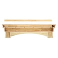 thumbnail image 3 of Pearl Mantels Auburn Versatile Premium Wood Mantel Shelf, Unfinished, Paint And Stain Grade, 48"L & 9.5"D, Hang Alone, With Corbels Or With Corbels And Arch (Included), 3 of 6