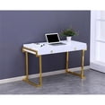 thumbnail image 3 of Best Master Juneau Modern 2-Drawer Engineered Wood Computer Desk in Gold, 3 of 4