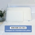 thumbnail image 2 of Imaginarium® Home GIANT Memory Foam Cooling King Pillow, 20" x 36", 2 of 9