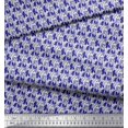 thumbnail image 2 of Soimoi Poly Georgette Fabric Flower Artistic Decor Fabric Printed Yard 52 Inch Wide, 2 of 3