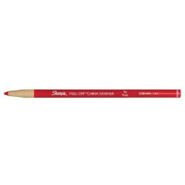 Sharpie 169T PeelOff Red China Marking Pencil