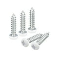 thumbnail image 1 of Tornillos blancos ST3x16mm, tornillos autorroscantes, paquete de 100, tornillos de cabeza plana Phillips para trabajar la madera, 1 of 5
