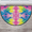 Multicolour 3, variant on CURLYOOT Racing Car Vintage Half Round Door Mat 24'' x 36'', Indoor Outdoor Entrance Rug, Semi Circular Area Rug, Non Slip Washable Absorbent Doormat, Laundry Room Rug