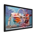 thumbnail image 2 of Designart "Iconic Fashion Handbag Blooms in Pink" Fashion Framed Wall Art Decor - Glam Pink Fashion Bag Hallway Framed Wall Art Decor, 2 of 6