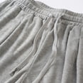 thumbnail image 2 of EOYWHK Mens Drawstring Shorts Elastic Waist with Pockets Mens Gym Shorts for Men Soft Lightweight Breathable Activewear Daily Wear Outdoor Gray, Size XXL, 2 of 9