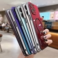 thumbnail image 5 of for iPhone 15 Pro Max Case [Compatible with MagSafe] Magnetic Gradient Case with Lens Protector Luxury Glass Back for Women Girls Slim Shockproof Bumper Protective Phone Cover, 6.7"- Red, 5 of 9