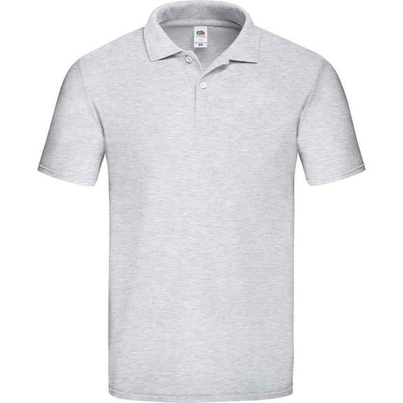 Fruit of the Loom Mens Original Pique Heather Polo Shirt
