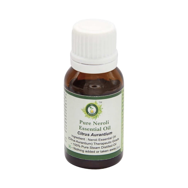 Neroli Essential Oil Citrus Aurantium For Skin For Body For Face Massage Oil Pure Natural Steam Distilled 5ml 0.169oz By R V Essential