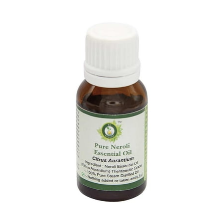 R V Essential Pure Neroli Essential Oil 30ml (1.01oz)- Citrus Aurantium (100% Pure and Natural Steam Distilled)