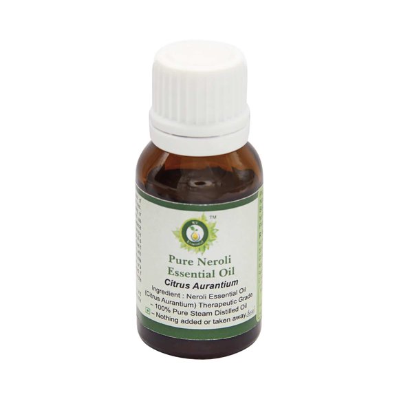 Neroli Essential Oil Citrus Aurantium For Skin For Body For Face Massage Oil Pure Natural Steam Distilled 10ml 0.338oz By R V Essential