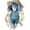Deepblue, variant on Newborn Baby Boy Girl Leisure Clothes Outfits Embroidery Long Sleeve Romper Bodysuit Baby Shower Coming Home Outfit Tops+Pants+Hat