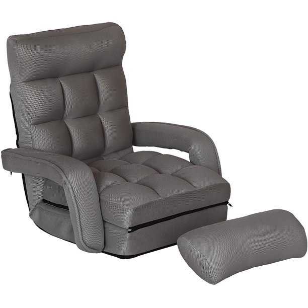 WAYTRIM Summer Indoor Chaise Lounge Sofa, Folding Lazy Sofa Floor Chair