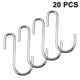thumbnail image 1 of Paquete de 20 soportes para ollas con ganchos en S resistentes LingWen 8390612750823, 1 of 1