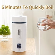 Portable Electric Kettle, 550ML 304 Stainless Steel Travel Water Boiler with 6 Temp Control, Fast Boil, Quiet & 24H Keep Warm