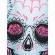 thumbnail image 3 of Talla grande Halloween Skull Imprimir tee Rosegal Mangas largas de talla grande, 3 of 5