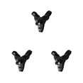 thumbnail image 3 of Langgg Motorcycle Helmet Chin Stand Camera Mount Bracket Portable Plastic Motorbike Recorder Holder Base Riding Upgrade Black 3Set, 3 of 6