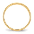 thumbnail image 2 of Primal Gold 14 Karat Yellow Gold 4mm Flat with Step Edge Band Size 9, 2 of 5