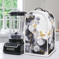 thumbnail image 5 of HELLHERO Black White Gold Fluid Art Marble Texture Protective Case, Washable for Kitchen, 5 of 6