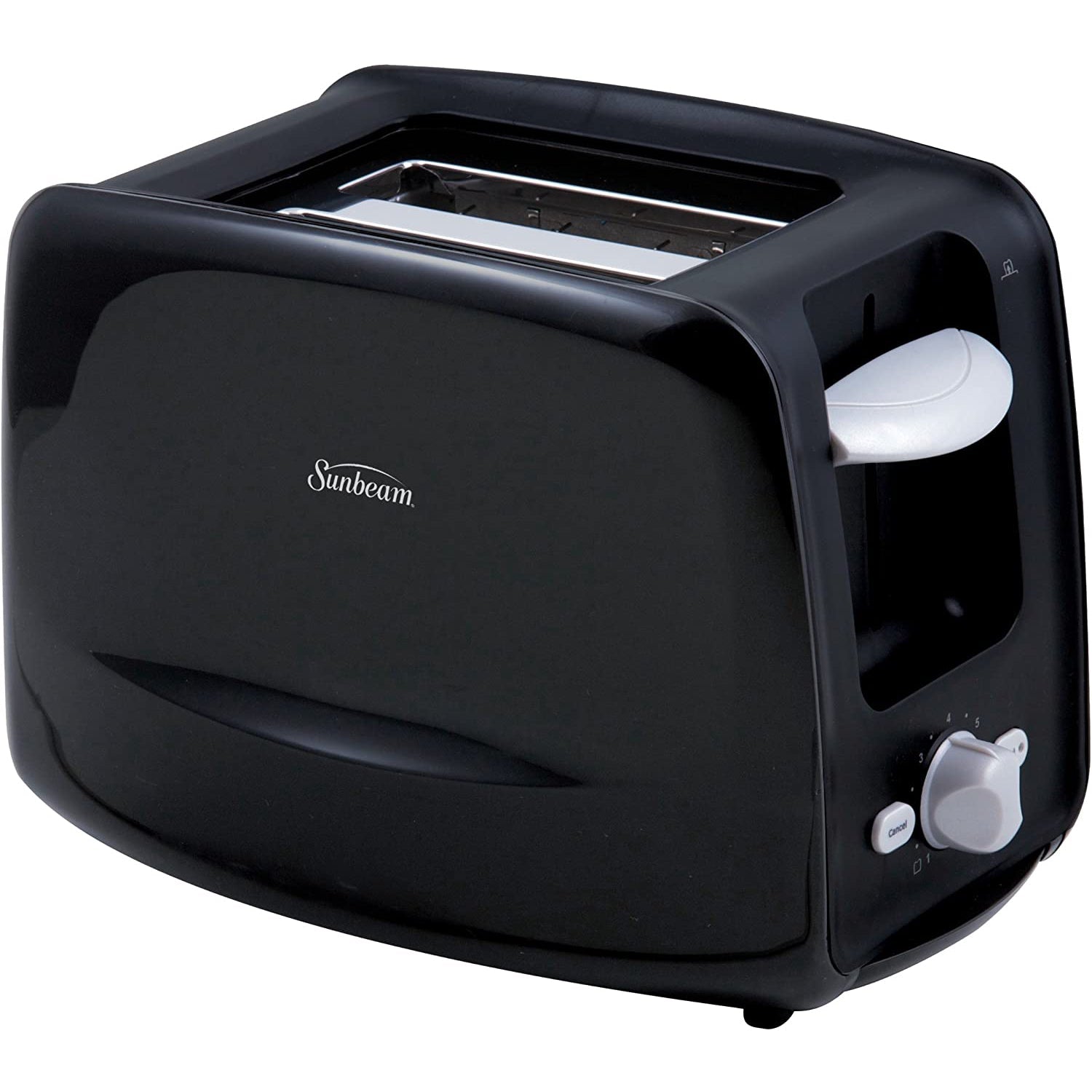 Sunbeam 2 Slice Toaster with Retractable Cord, Black