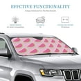 thumbnail image 4 of Car Windshield Sunshade, Cartoon Pink Watermelon Pattern Sunshade Blocks Heat and Sun's UV rays,Medium, 4 of 9