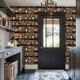 thumbnail image 6 of Peel and Stick Wallpaper Vintage Bookshelf Green Plants Self Adhesive Removable Renter Friendly Contact Paper for Bedroom 17.7in x 118in, 6 of 8