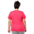 thumbnail image 3 of Athletic Works Women's and Women's Plus Core Active V-Neck T-Shirt, Sizes XS-4X, 3 of 6