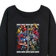 thumbnail image 3 of Marvel - Heroes Vs Villains - Women's French Terry Pullover Long Sleeve Shirt, 3 of 5