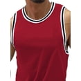thumbnail image 3 of ORQ Men Athletics Sleeveless Undershirts Basic Round Neck Tank Tops, 3 of 4