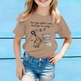 thumbnail image 2 of SgJHXb Mode Enfants Décontractée Imprimé Col Rond Manches Courtes T-Shirt Haut, T-Shirt Filles Tailles 4-5 Ans, 2 of 4