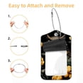 thumbnail image 2 of Cartoon Owl Luggage Tag, Travel Tags, Handbag Tag - Square PU Leather 2 Pack with Privacy Cover and Stainless Steel Ring - Suitable for Travel, Backpack, Handbag [Amazon Approved], 2 of 7