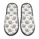 thumbnail image 1 of Fotbe Indian Elephant Pantuflas Peludas para Mujer con Estampado, Zapatillas de Peluche, Zapatos de Invierno para Casa, Uso Interior y Exterior-Medium, 1 of 8
