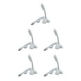 thumbnail image 2 of Wisewang pour PC Bureau Ordinateur Portable Support USB Universel Mini Microphone de Bureau Blanc 5Ensemble, 2 of 6