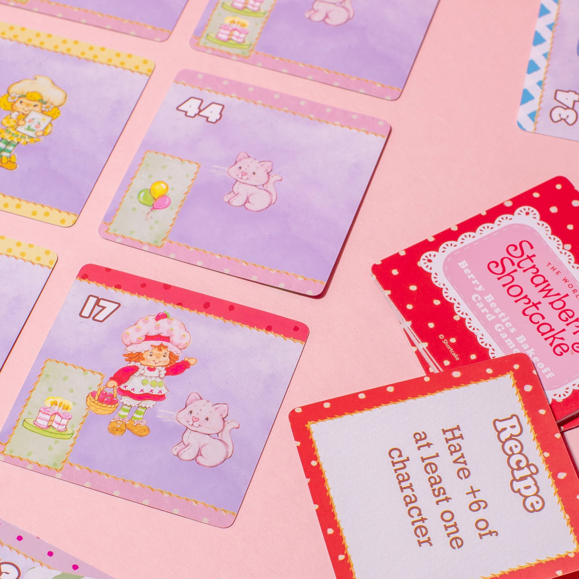Maestro Media: Strawberry Shortcake: Berry Besties Bake-off - Card Game, Strategy & Bidding, Playful Theme & Design, Kids Ages 8+, 2-6 Players, 30 Min