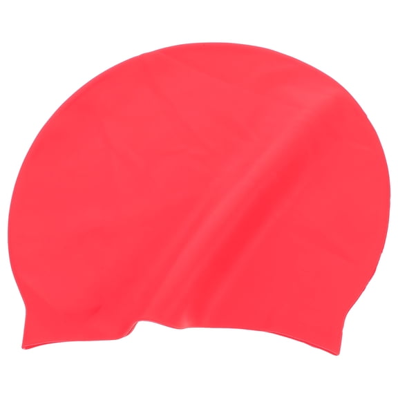 HEALEEP  Adult Swim Cap Kids Swimming for Women Adults and Women's Red