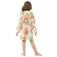thumbnail image 7 of FORMRS Niños Bathrobe Unisex Hooded Robe Soft Plush Pajamas Sleepwear, Size 7-9T, Beach Toys Pattern, 7 of 7