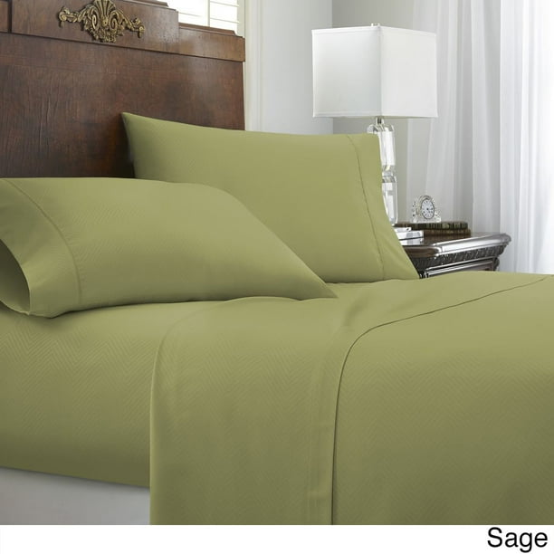 Becky Cameron Ultra Soft Hotel Quality 4 Piece Chevron Bed ...