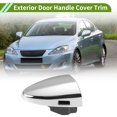 thumbnail image 2 of Cubierta de manija de puerta exterior Unique Bargains Trim para la puerta delantera derecha No.69217-53021 para Lexus IS250 2006-2013 Tono plateado electrochapado normal 1 Pc, 2 of 7