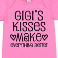 thumbnail image 4 of Inktastic Gigi Kisses Make Everything Better Boys or Girls Baby Bodysuit, 4 of 5