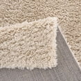 thumbnail image 4 of Cream Super Soft Polyester Shag Area Rug 6x9 Feet Machine Woven Latex Backing Non Slip Easy To Clean Home Decor, 4 of 10