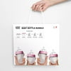 comotomo Baby Bottle Bundle, Pink